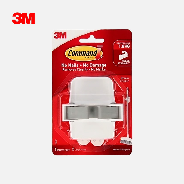 Móc treo chối/ cây lau nhà Command™ 17007 - Chịu lực 1.8 kg - 1 cái/vỉ - 7012591948